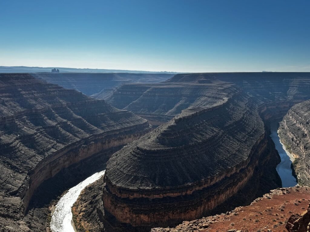 The Science of REMINUTA gooseneck, utah, canyon, river, nature, geology, landscape, utah nature, formation, sunrise, erosion landscape, southwest usa, protected area, national park, attack, panoramic photography, view, beige rock, eroded sediments, vivid sky